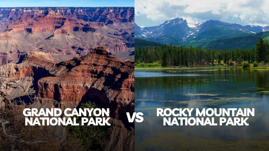 grand canyon national park vs rocky mountain national park
