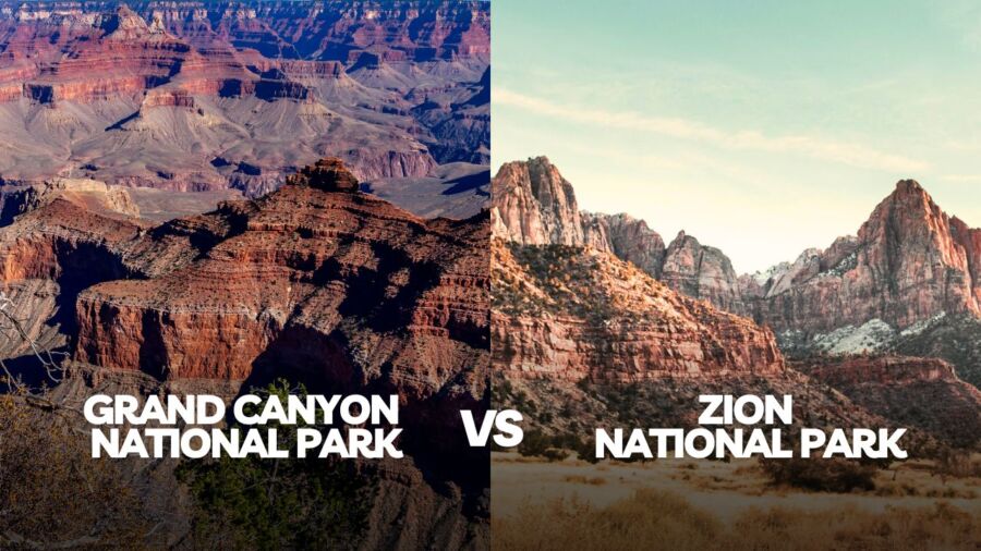 grand canyon national park vs zion national park