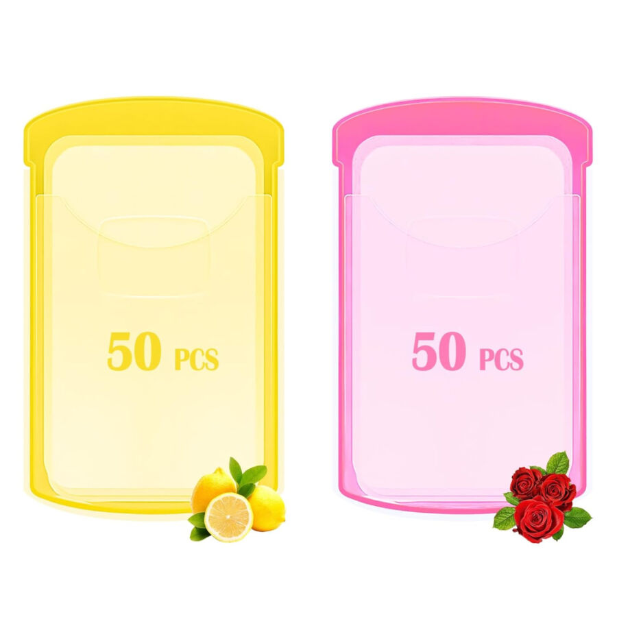 Pack of 50 HongyiTime Travel Hand Soap Sheets, ideal for on-the-go cleanliness and convenience.