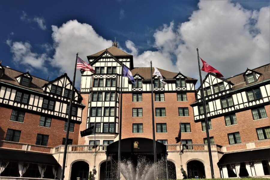 The Hotel Roanoke & Conference Center, part of the Curio Collection by Hilton, showcases classic design and modern amenities.