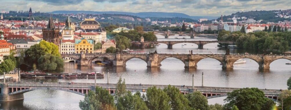 Aerial View of Prague