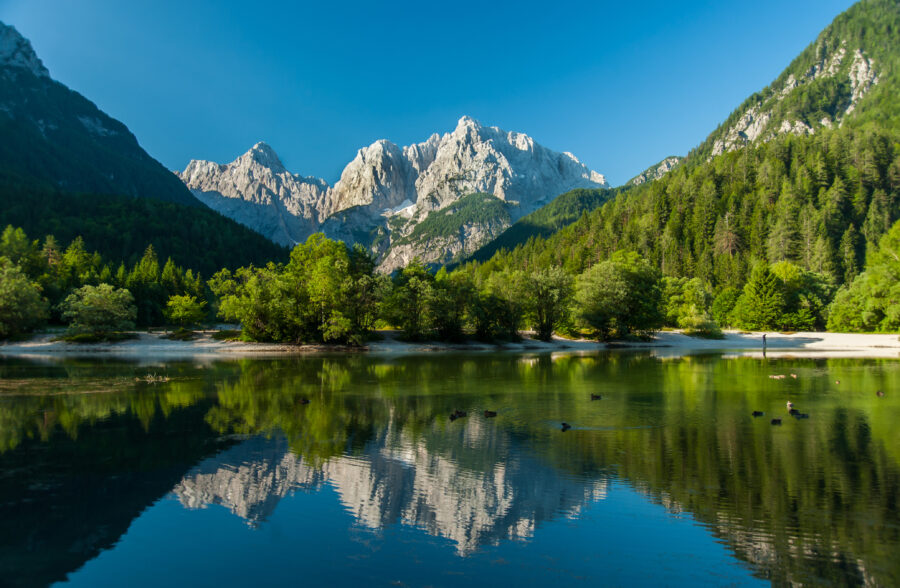 Jasna lake, Kranjska gora, Slovenia