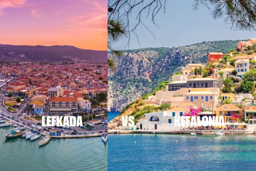 lefkada kefalonia comparison