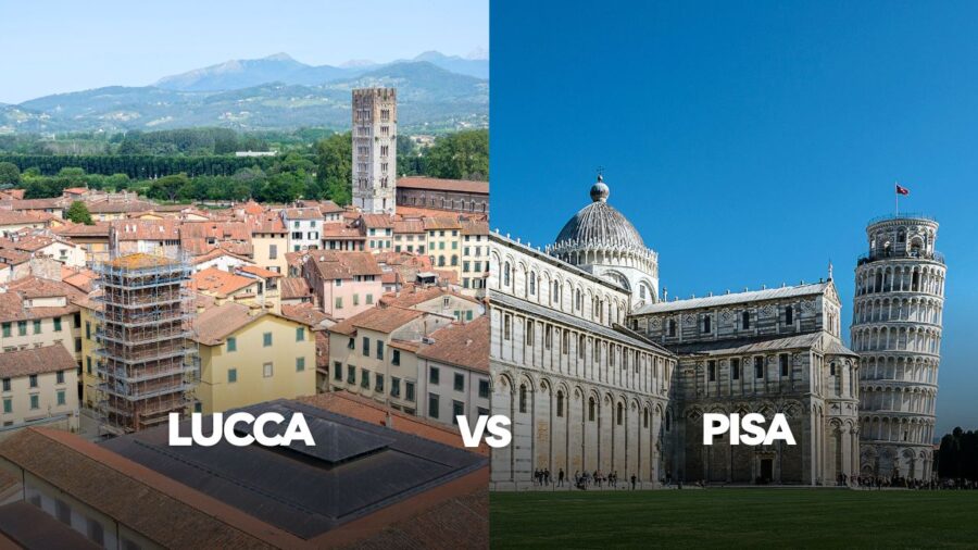 lucca vs pisa