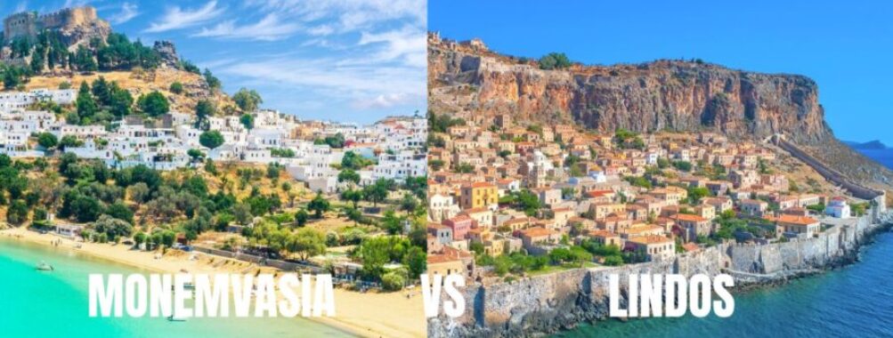 Monemvasia vs Lindos: 7 Key Differences for Your Greek Adventure