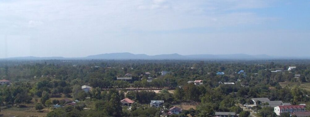View from Ho Kaew Mukdahan Observation Deck