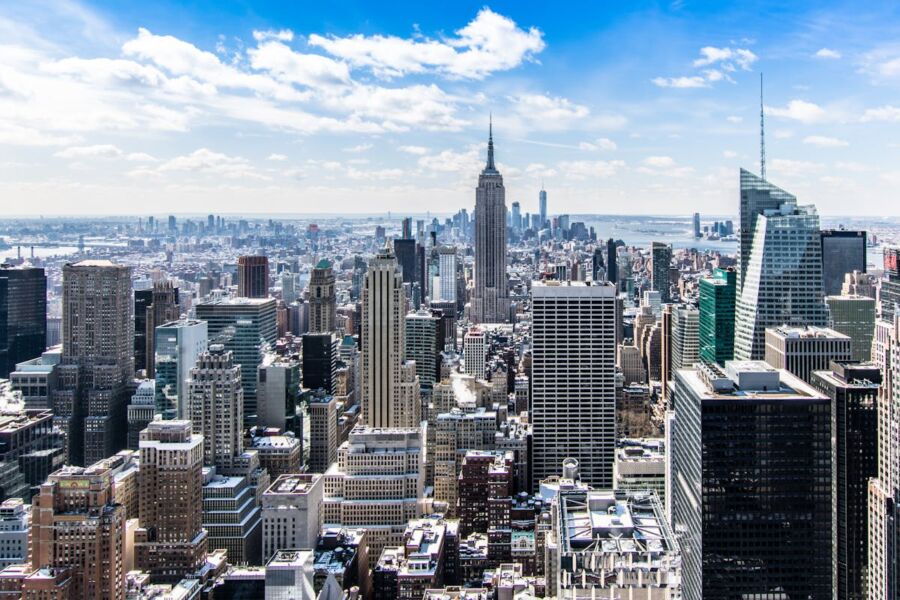 nyc skyline empire state