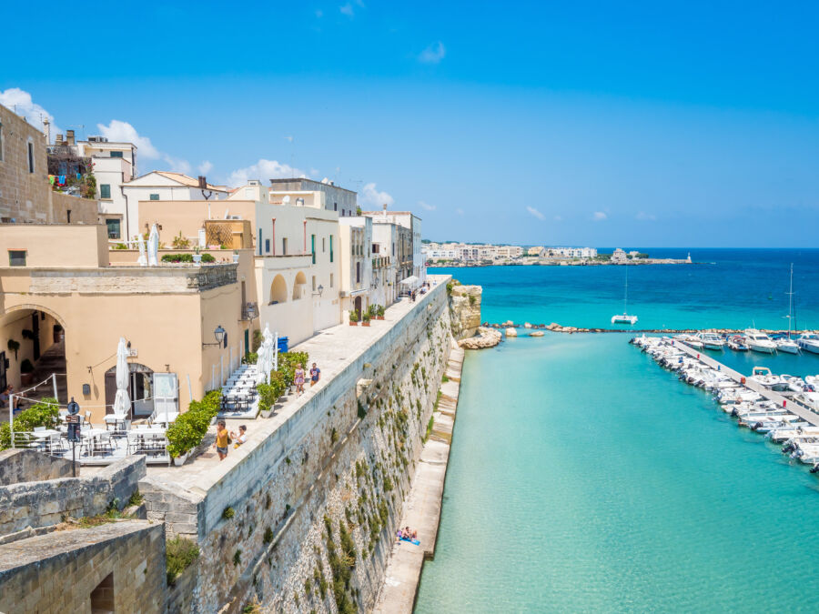 The old town of Otranto in Italy, province of Lecce