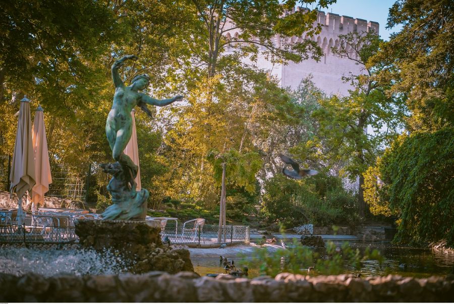 The Serenity of Avignon's Gardens