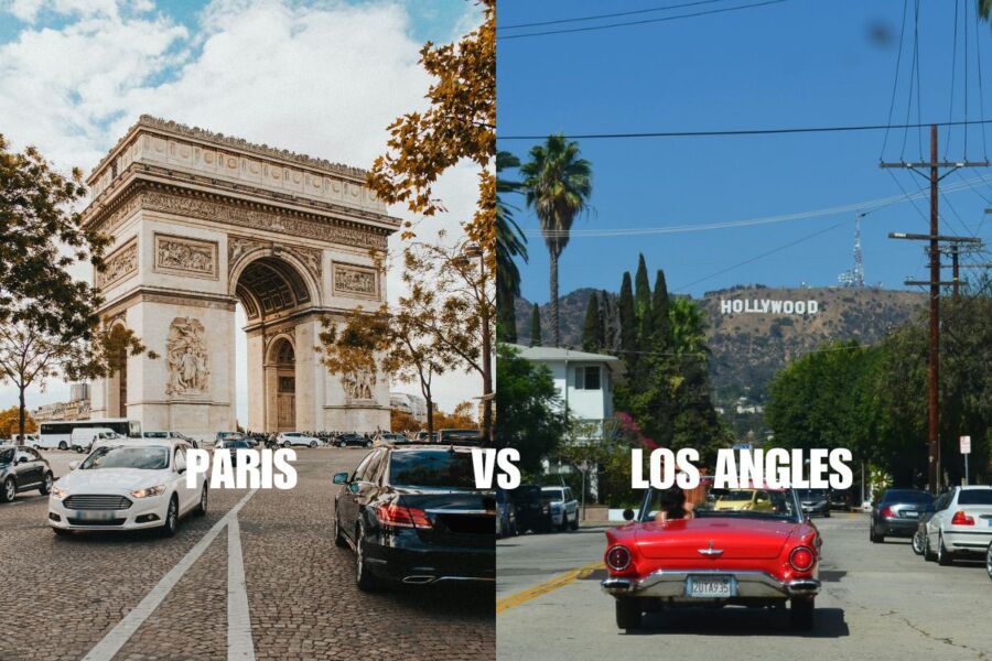 paris los angeles comparison