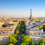 Paris Sunset Cityscape
