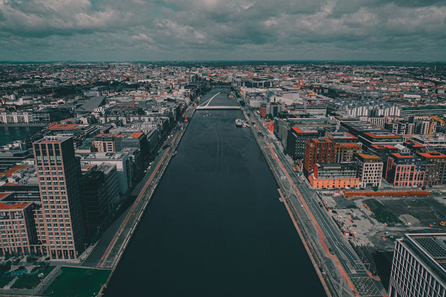 Elbe River in Hamburg