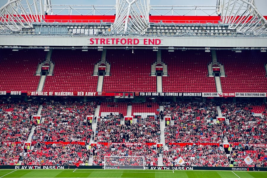Stretford End Crowd at Manchester Stadium
