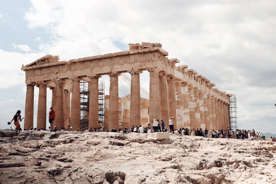Historic Parthenon in Athens Greece