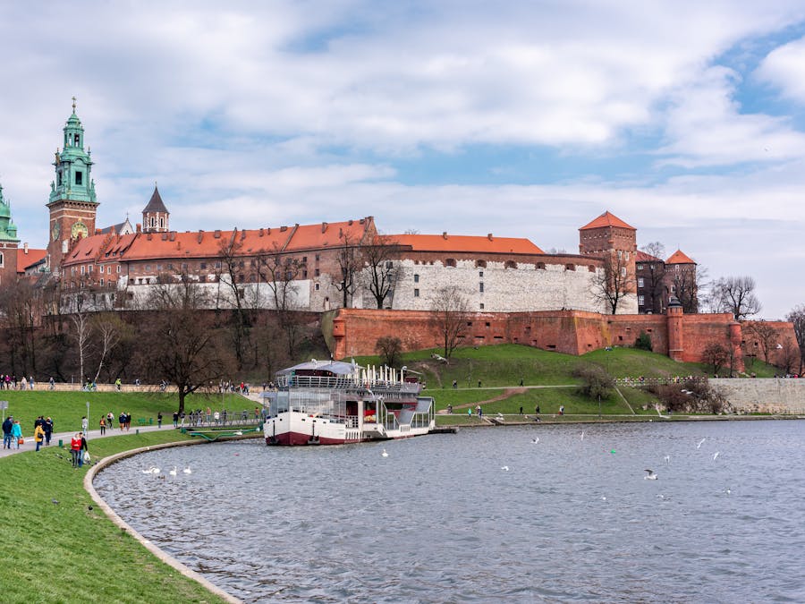 Beautiful View of Wawel Castle by Vistula River