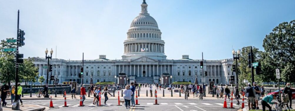 People Walking on the Street of Washington, United States