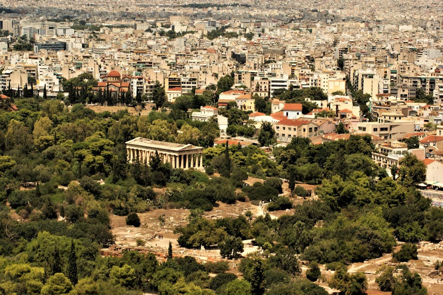 Ancient Agora of Athens in Greece