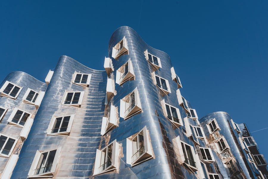 Neuer Zollhof Modern Residential Building in Dusseldorf