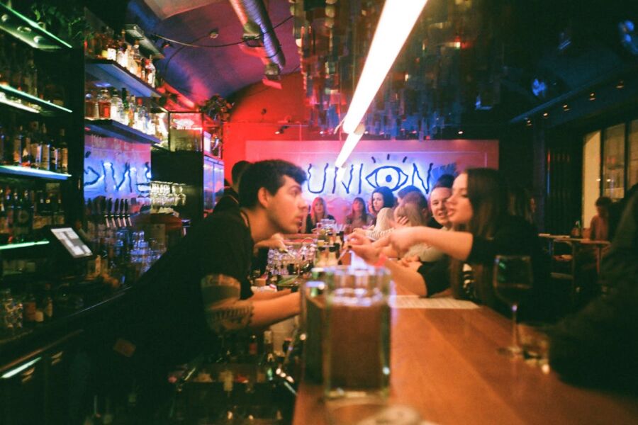 People in a Bar in Adams Morgan Neighboorhood