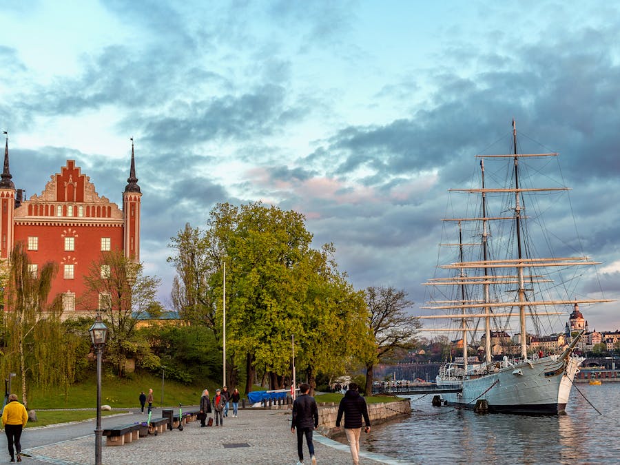 People Walking in Stockholm
