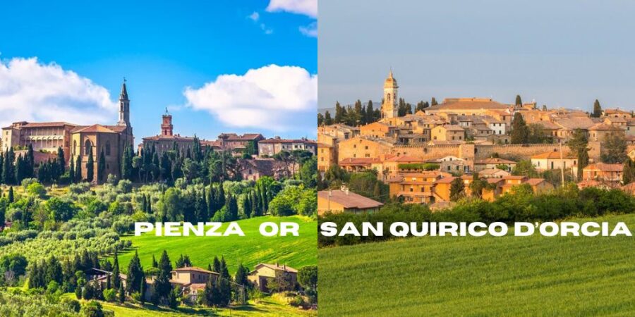 pienza san quirico italy