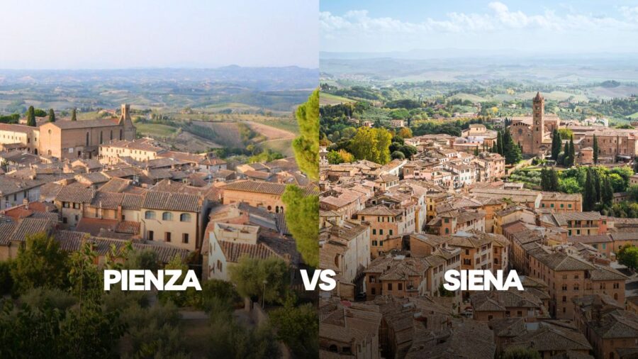 pienza vs siena