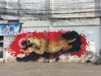 Street art Phitsanulok (tiger tunnel)