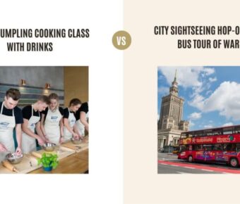 Polish Dumpling Cooking Class with Drinks vs City Sightseeing Hop-On Hop-Off Bus Tour of Warsaw: Which Tour Is Better?