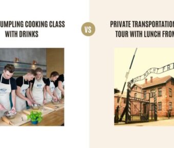 Polish Dumpling Cooking Class with Drinks vs Private Transportation Auschwitz Tour with Lunch from Warsaw: Which Tour Is Better?