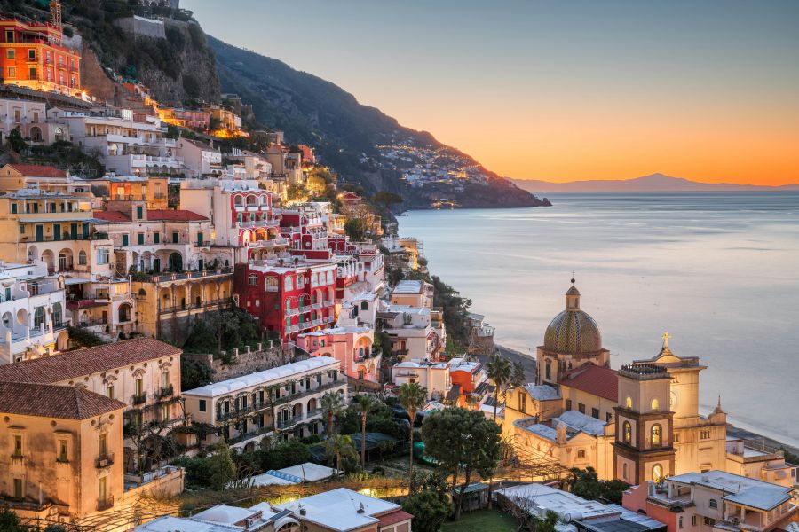 Location on the Amalfi Coast