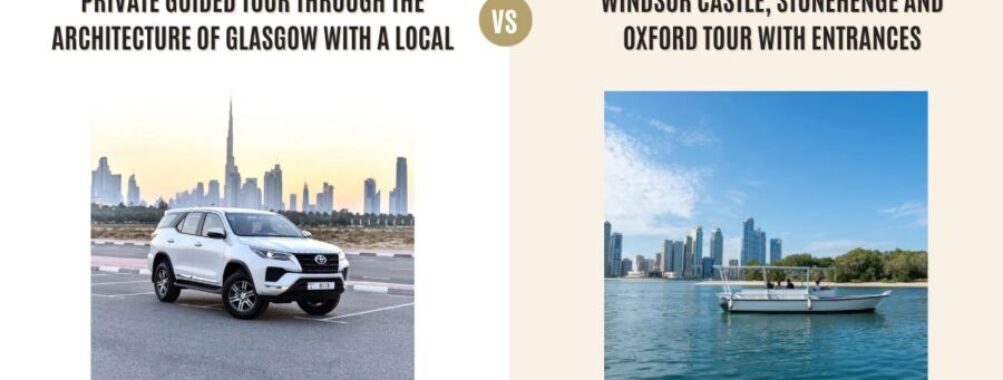 Private Guided Tour Through the Architecture of Glasgow with a Local vs Windsor Castle, Stonehenge and Oxford Tour with Entrances: Which Tour Is Better?