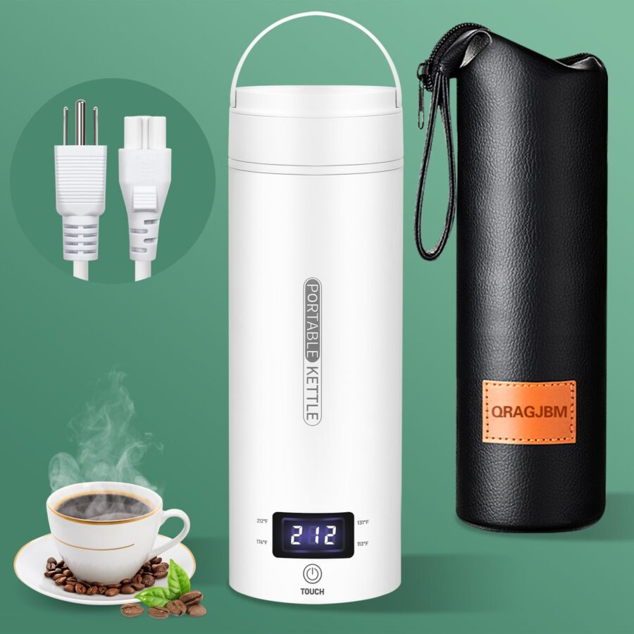 QRAGJBM Travel Electric Kettle