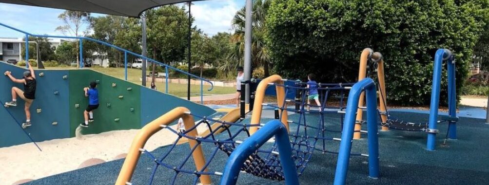 The front view of Quinn Park