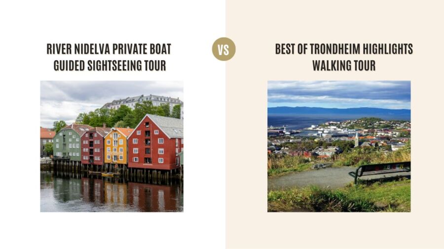 River Nidelva Private Boat Guided Sightseeing Tour vs Best of Trondheim Highlights Walking Tour: Which Tour Is Better?