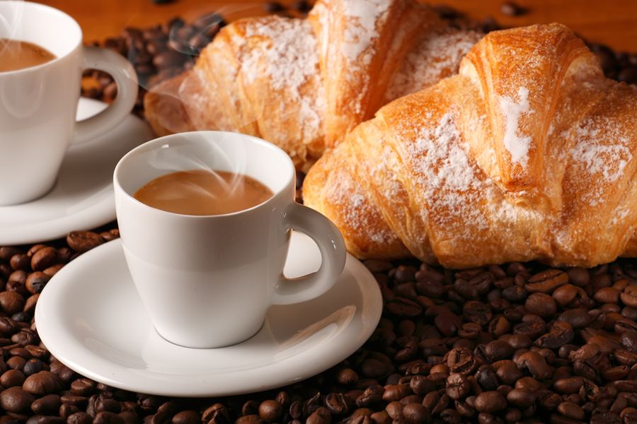 rome espresso and cornetto