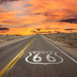 Route 66 Mojave Desert Storm Sky