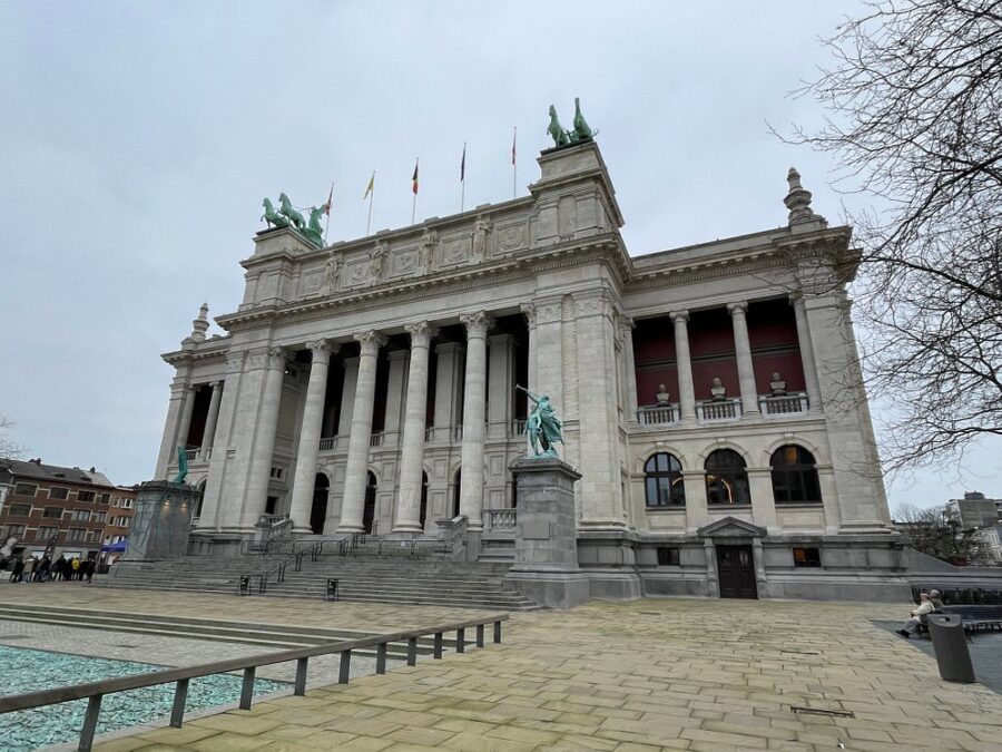 The Royal Museum of Fine Arts Antwerp, a grand architectural landmark, showcasing cultural performances and events.