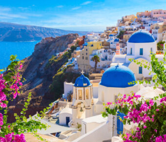 Santorini island, Greece.
