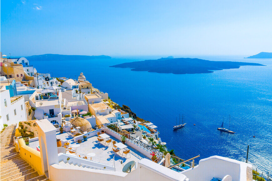 santorini seascape