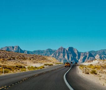 Scenic desert adventure drive