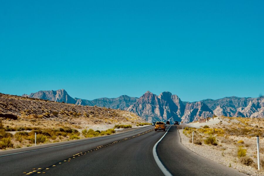 scenic mountain road