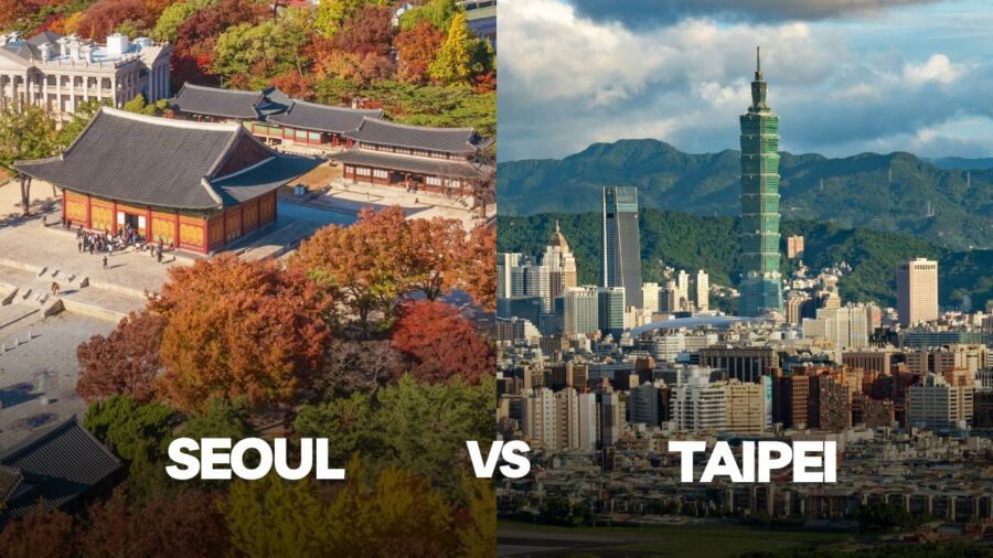 seoul vs taipei