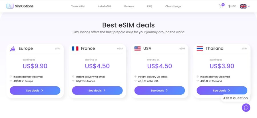 SimOptions Prices