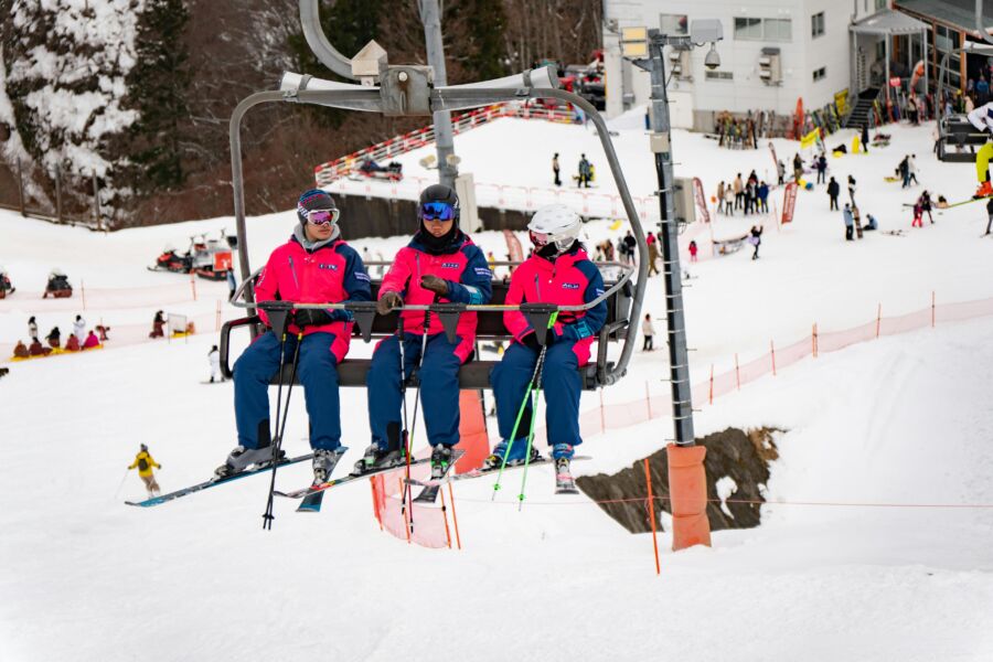 ski resort scene