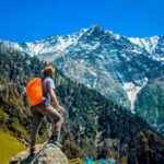 Solo Traveler In The Mountains