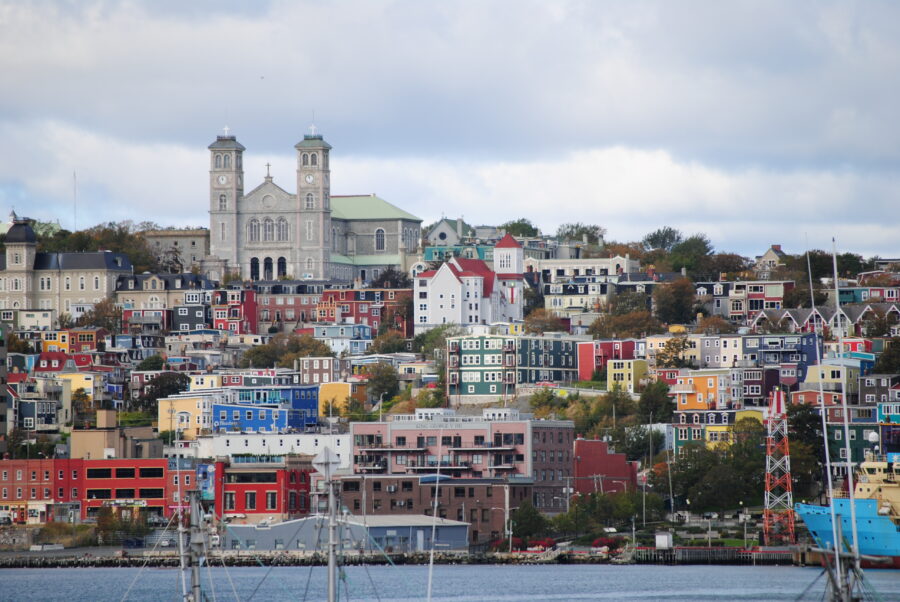 Expansive water body in St. John's, Newfoundland, showcasing the natural beauty of the coastal landscape.