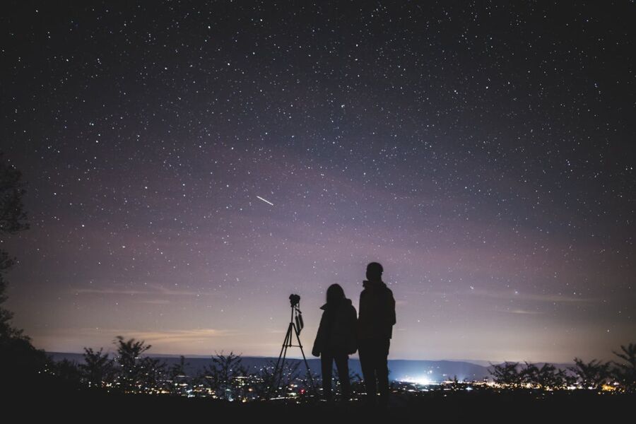 starry night sky photography