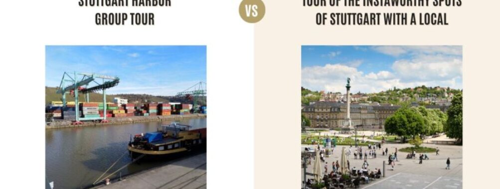 Stuttgart Harbor Group Tour vs Tour of the Instaworthy Spots of Stuttgart with a Local: Which Tour Is Better?