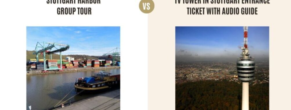 Stuttgart Harbor Group Tour vs TV Tower in Stuttgart Entrance Ticket with Audio Guide: Which Tour Is Better?