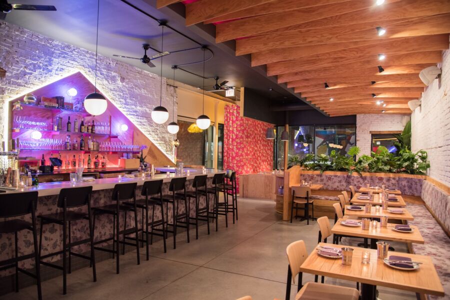Interior view of Superkhana International showcasing modern design elements and spacious layout with elegant furnishings